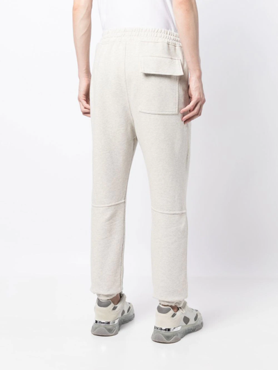 Shop Represent Melange-effect Track Pants In Grau