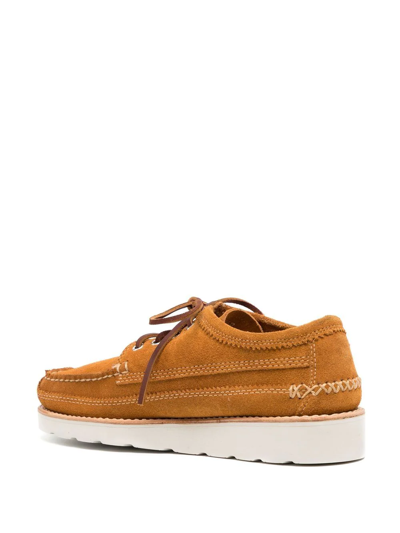 Shop G.h. Bass & Co. Camp Moc Iii Lyndon Suede Shoes In Braun