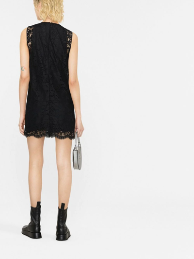 N°21 Safety-pin Sleeveless Dress In Schwarz