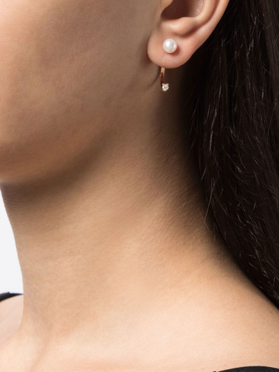 Delfina Delettrez 18kt Yellow Gold Dots Earring In Gold
