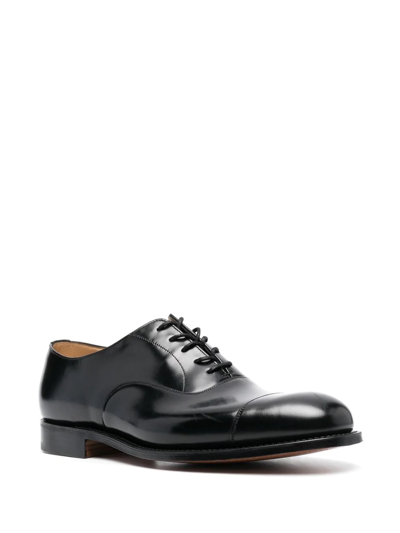 Shop Church's Polished-finish Lace-up Shoes In Black