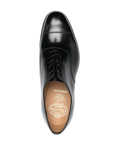 Shop Church's Polished-finish Lace-up Shoes In Black