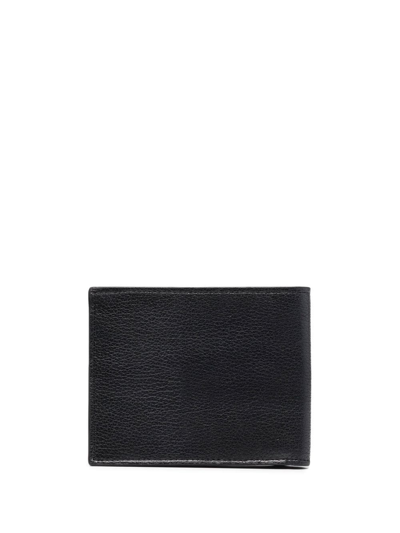 Shop Orciani Logo-plaque Bifold Wallet In Schwarz