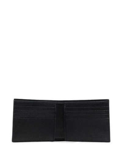 Orciani Logo-plaque Bifold Wallet In Schwarz