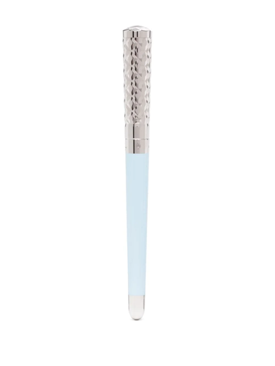 Shop St Dupont Liberté Ballpoint Pen In Silber