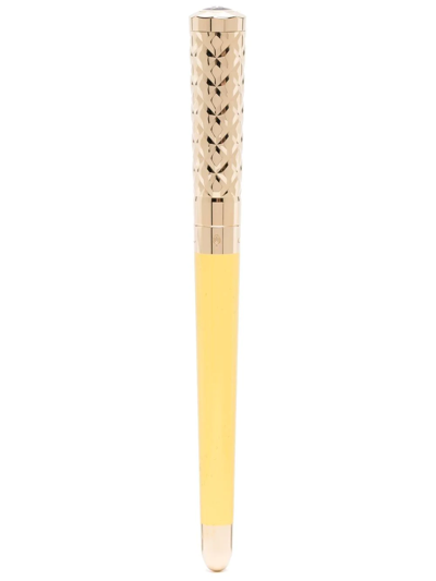 St Dupont Liberté Lacquer Ballpoint Pen In Gold