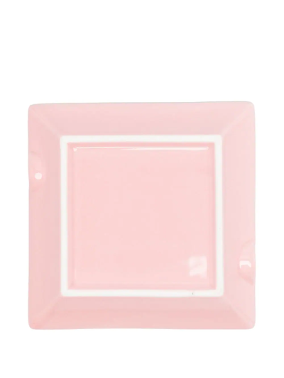 St Dupont Mini Square Cigarette Ashtray In Rosa