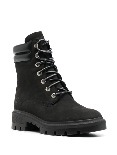 Shop Timberland Lace-up Suede Boots In Schwarz