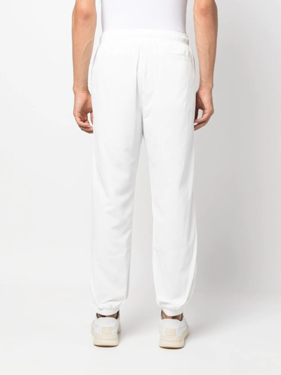 Casablanca Par Avion Logo-patch Track Pants In Weiss