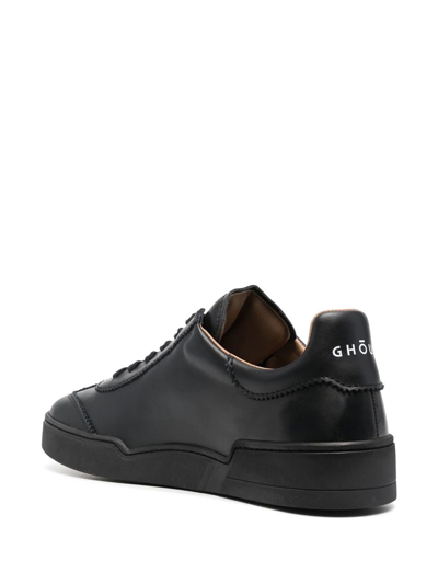 Shop Ghoud Logo-print Lace-up Sneakers In Schwarz