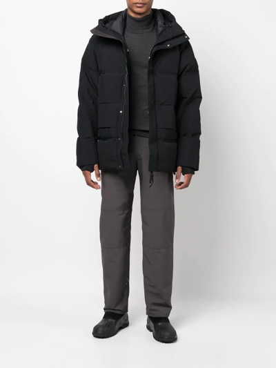 Shop Norse Projects Gore-tex Mountain Hooded Down Parka In Schwarz