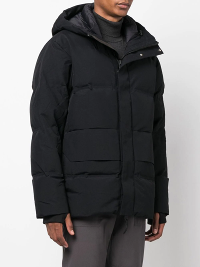 Shop Norse Projects Gore-tex Mountain Hooded Down Parka In Schwarz