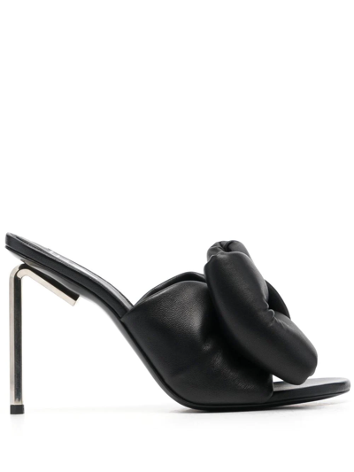 Off-white Allen Bow-embellished Sandals In Schwarz
