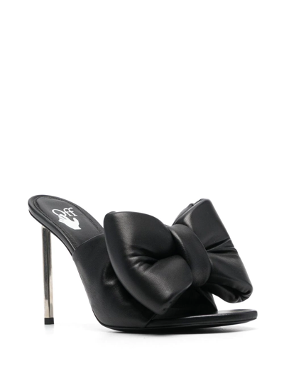 Shop Off-white Allen Bow-embellished Sandals In Schwarz