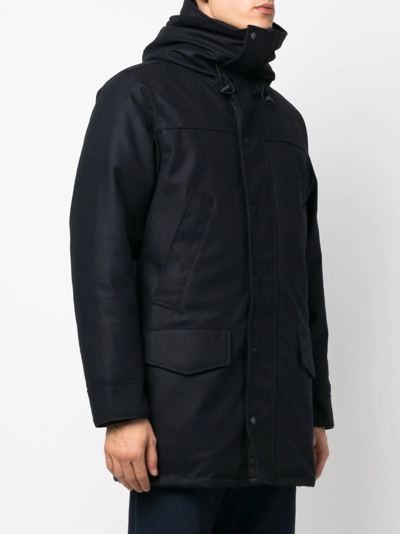 Canada Goose Langford Hooded Down Parka In Blau