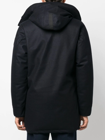 Canada Goose Langford Hooded Down Parka In Blau