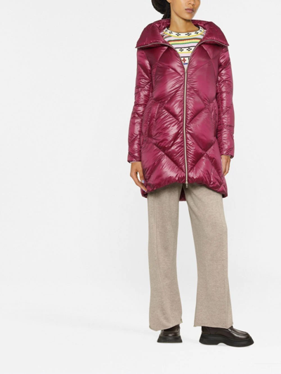 Herno A-shape Ultralight Down Jacket In Violett