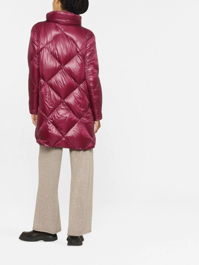 Herno A-shape Ultralight Down Jacket In Violett