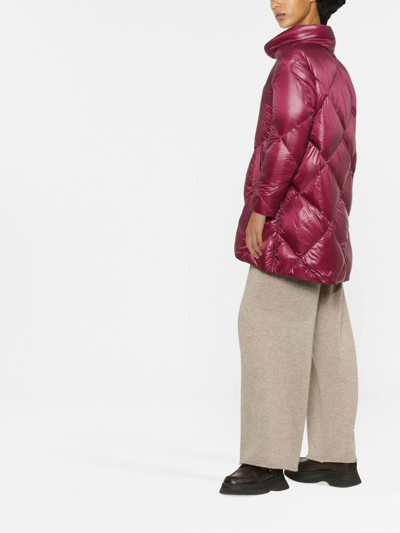 Herno A-shape Ultralight Down Jacket In Violett