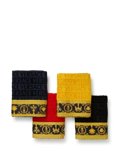 Versace I Love Baroque Beach Towel In Rot