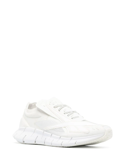 Shop Reebok X Maison Margiela Zig 3d Storm Sneakers In Weiss