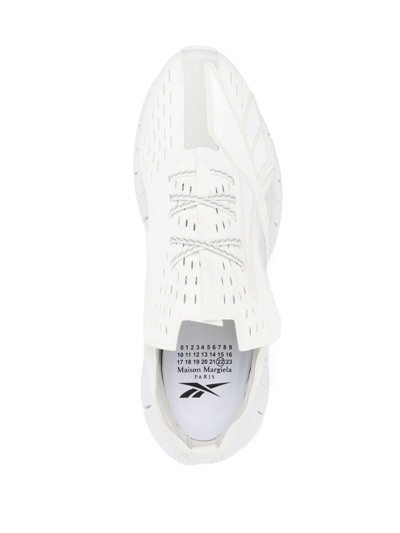 Shop Reebok X Maison Margiela Zig 3d Storm Sneakers In Weiss