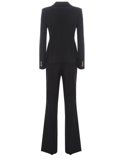 Shop Tagliatore Suit  In Virgin Wool In Nero