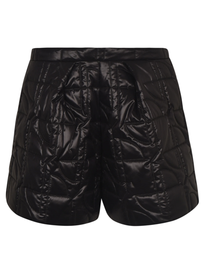 Shop Patou Jp Quilted Shorts In Black
