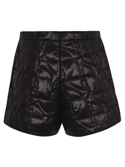 Shop Patou Jp Quilted Shorts In Black