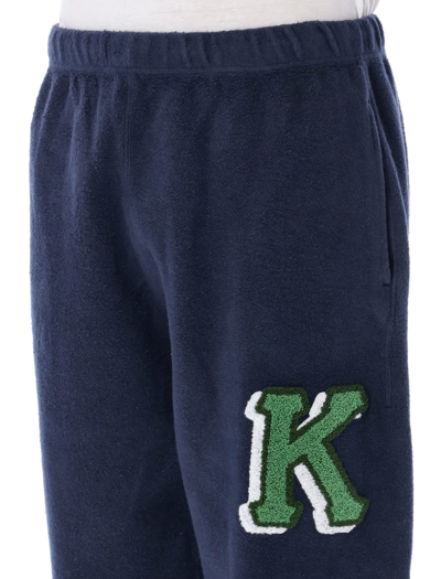 Shop Kenzo Seasonal Graphic Classic Jogging Pants In Blue