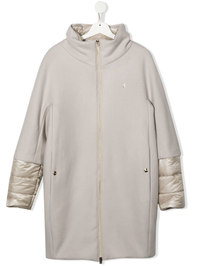 LAYERED PADDED COAT