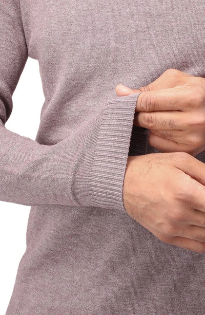 X-ray Core Mock Neck Knit Sweater In Concrete
