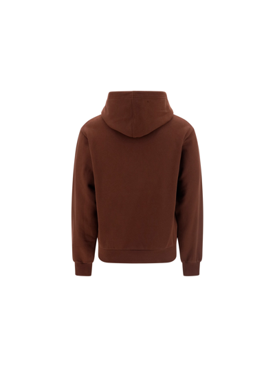 Shop Marni Hoodie In Brown