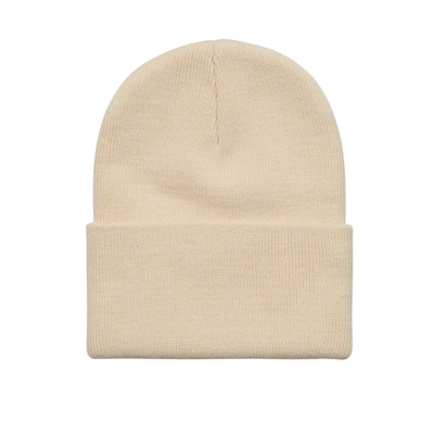 Shop Carhartt Wip Acrylic Watch Cream Beanie In Crema