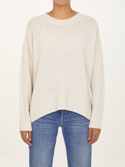 Shop Allude Cream-colored Cashmere Sweater
