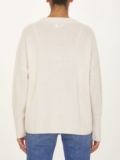 Shop Allude Cream-colored Cashmere Sweater