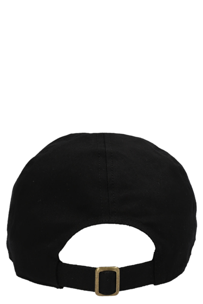 Shop Vivienne Westwood Logo Embroidery Cap In Black