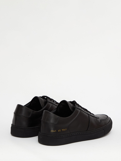 Shop Common Projects Bball Low Sneakers In Black