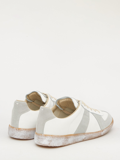 Shop Maison Margiela Replica Sneakers In White