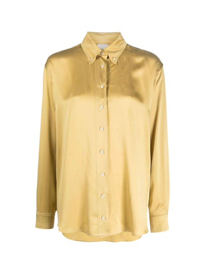Shop Alysi Gold Shirt In Oro