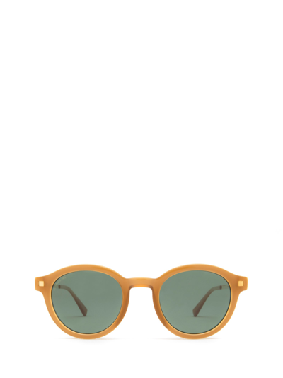 Shop Mykita Ketill C99 Brown/dark Brown/glossy Go Sunglasses