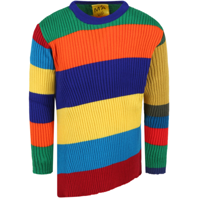 Shop Marques' Almeida Multicolor Sweater For Girl