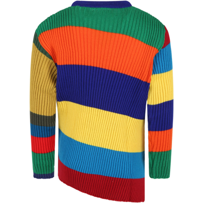 Shop Marques' Almeida Multicolor Sweater For Girl