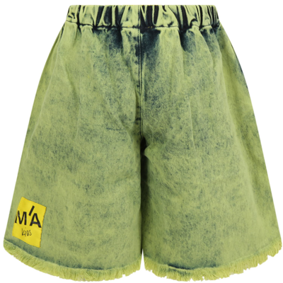 Shop Marques' Almeida Green Short For Kids