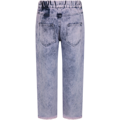 Shop Marques' Almeida Purple Jeans For Kids In Denim