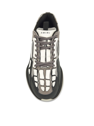 Shop Amiri Bone Runner In Black Grey