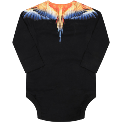 Shop Marcelo Burlon County Of Milan Multicolor Set For Baby Boy With Wings