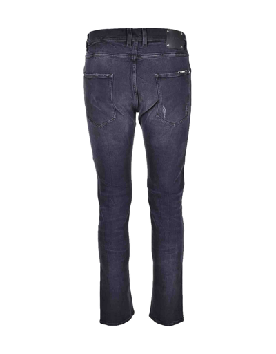 Shop Les Hommes Mens Anthracite Jeans In Gray
