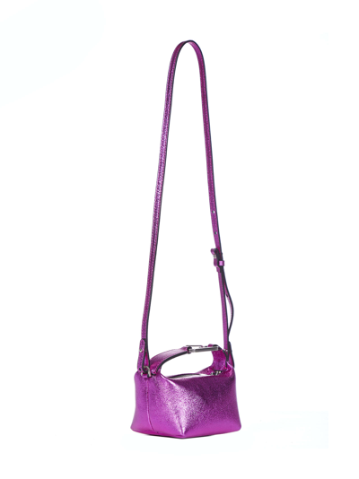 Shop Eéra Eéra Mini Moonbag Handbag In Fuxia
