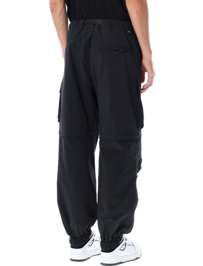 Shop Msgm Cargo Pants In Black